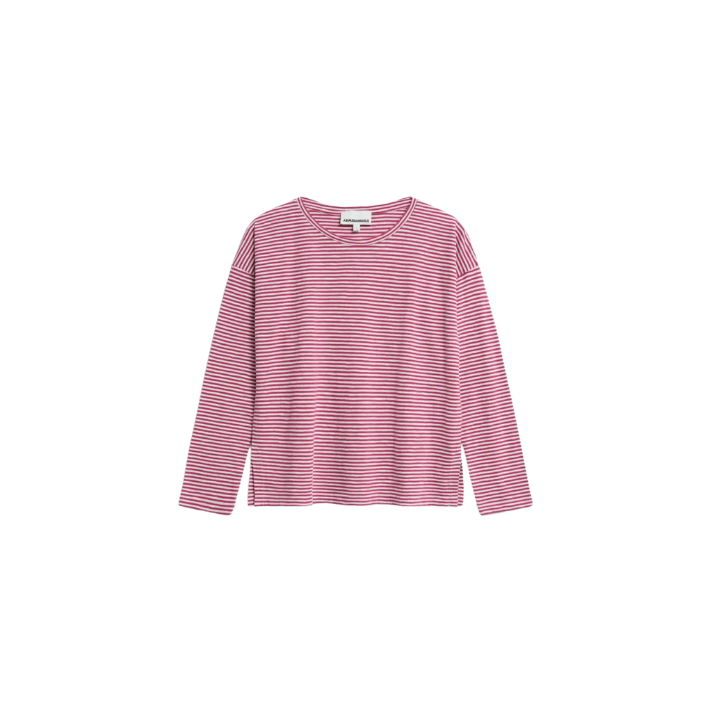 Longsleeve Sianaa pink aus Bio-Baumwolle für Frauen