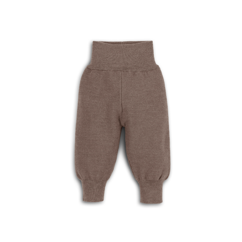 Hose mit hohem Bündchen aus Merinowolle