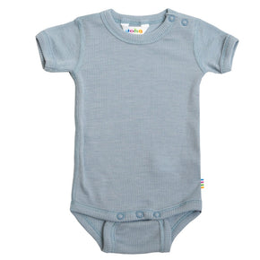 Body kurzarm aus Wolle & Seide