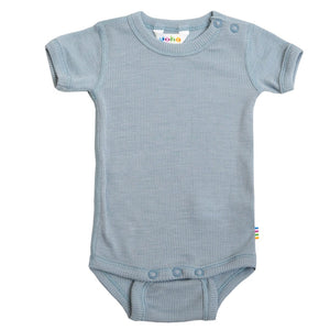 Body kurzarm aus Wolle & Seide