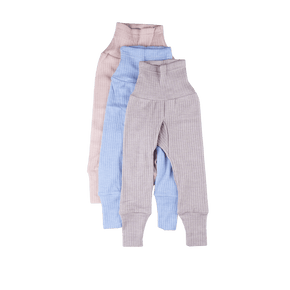 Hose mit Bund aus Wolle/Seide