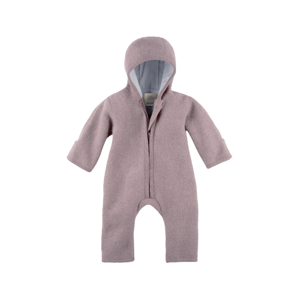 Walkoverall mit Reissverschluss mauve