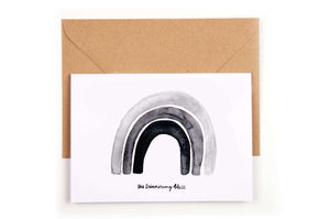 Folding card mourning