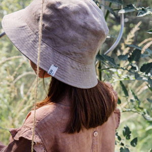 Linen sun hat