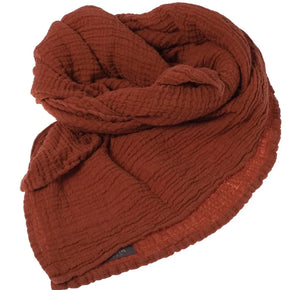 Tuch aus Baumwolle oxide red