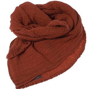 Tuch aus Baumwolle oxide red