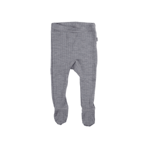 Leggings with feet in merino wool