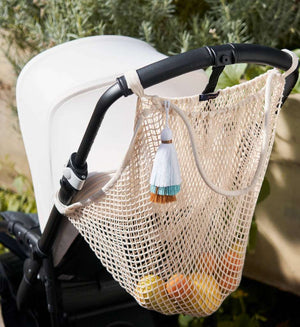 Kinderwagen-Netz lemon daydream in Beige