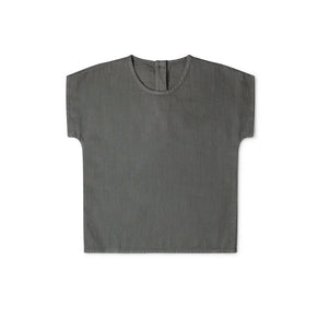 T-Shirt Arlo aus Leinen slate blue, 1-2Y