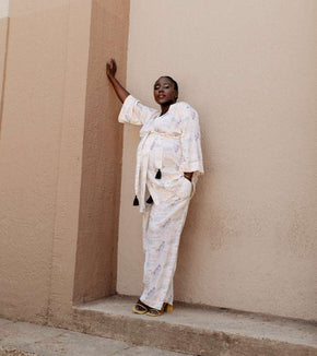 Kimono silk feeling für Damen