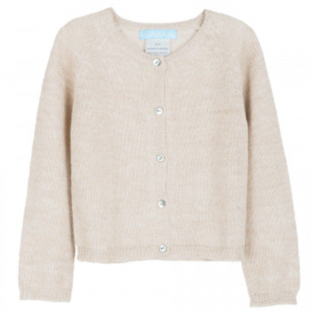 Wool-silk cardigan
