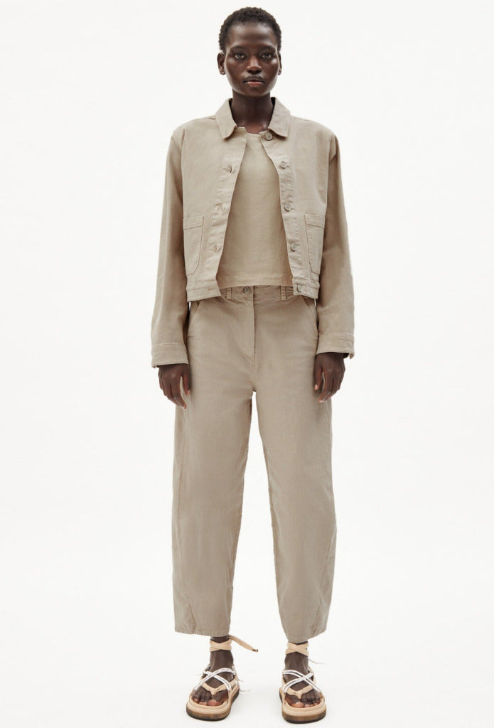Overshirt Nelmaa aus Bio-Baumwoll Mix