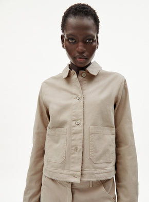 Overshirt Nelmaa aus Bio-Baumwoll Mix