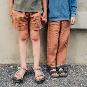 Classic Shorts aus Leinen rust