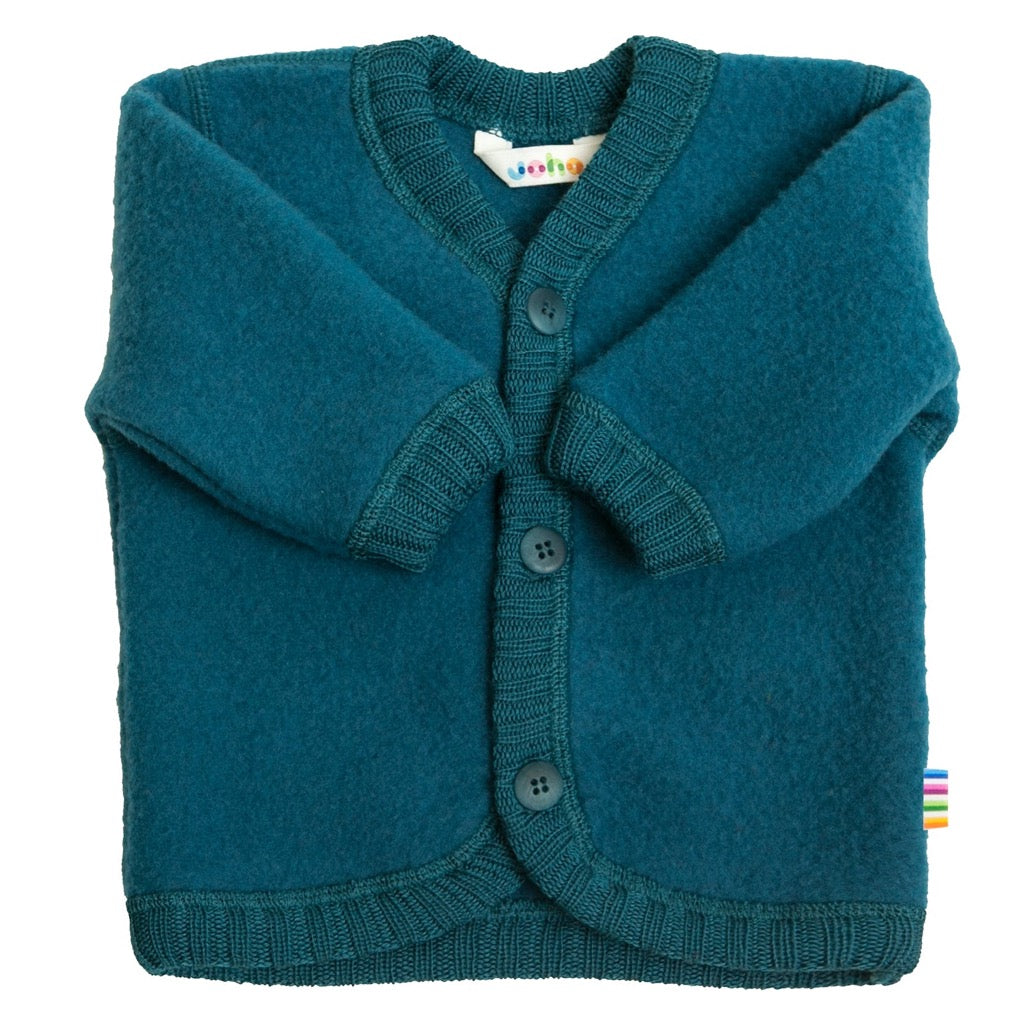 Cardigan aus Merinowollfleece Grösse 80