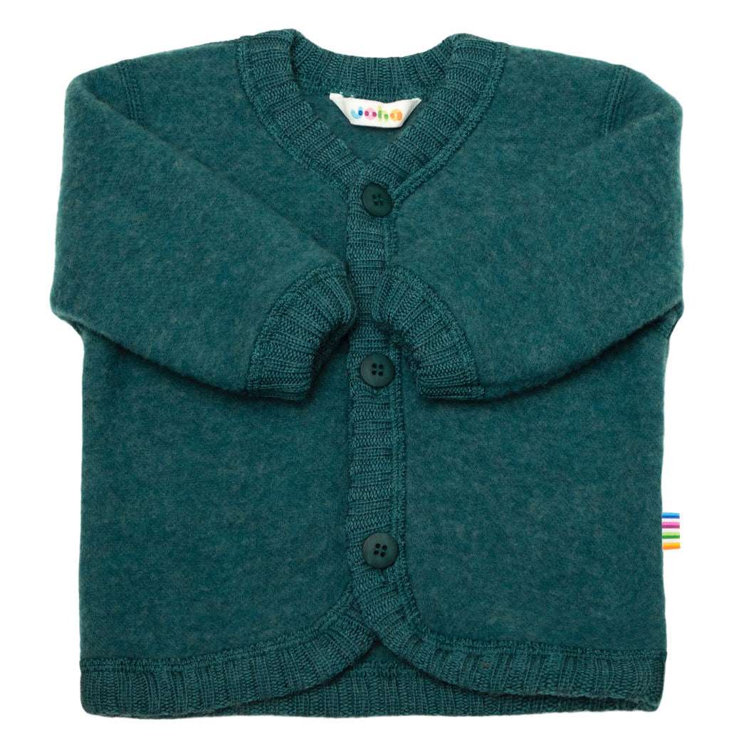 Cardigan aus Merinowollfleece Grössen