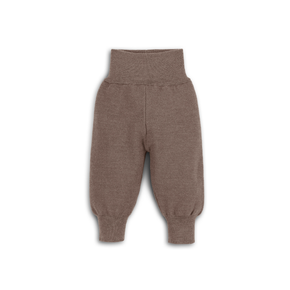 Hose mit hohem Bündchen aus Merinowolle