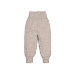 Hose mit hohem Bündchen aus Merinowolle