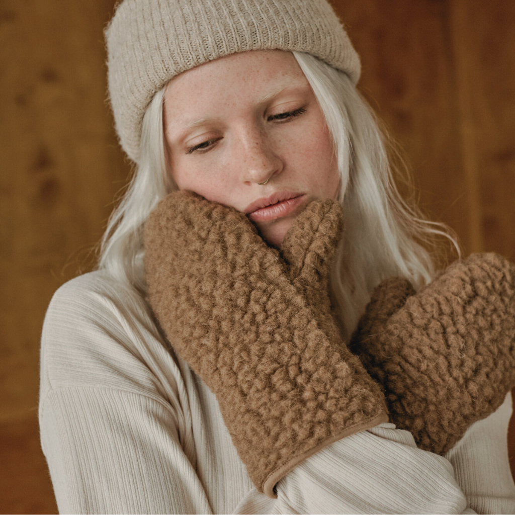 Handschuhe aus Merinowolle für Damen