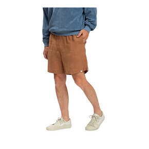 Linen Shorts coffee