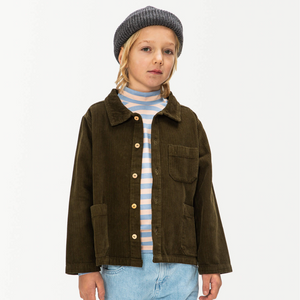 Boxy Corduroy Jacket moss