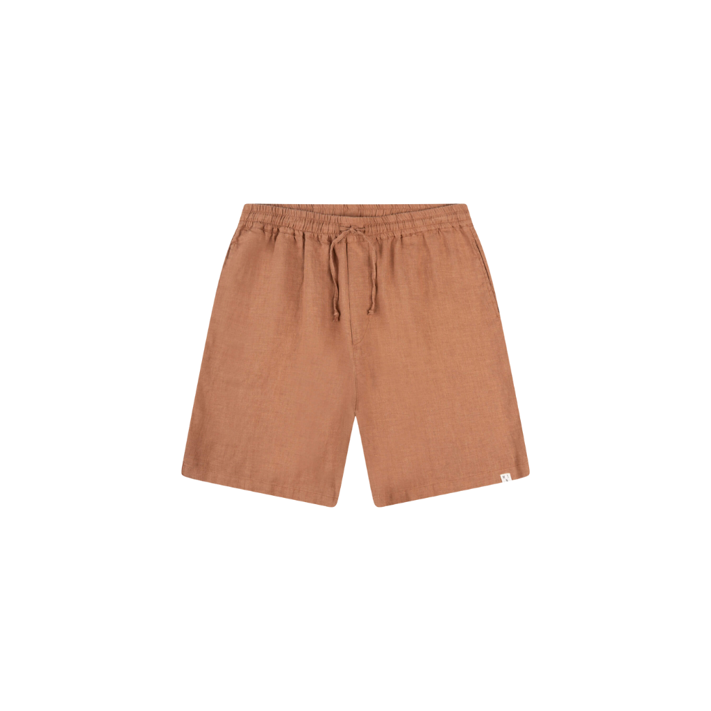 Linen Shorts coffee