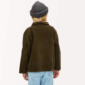 Boxy Corduroy Jacket moss