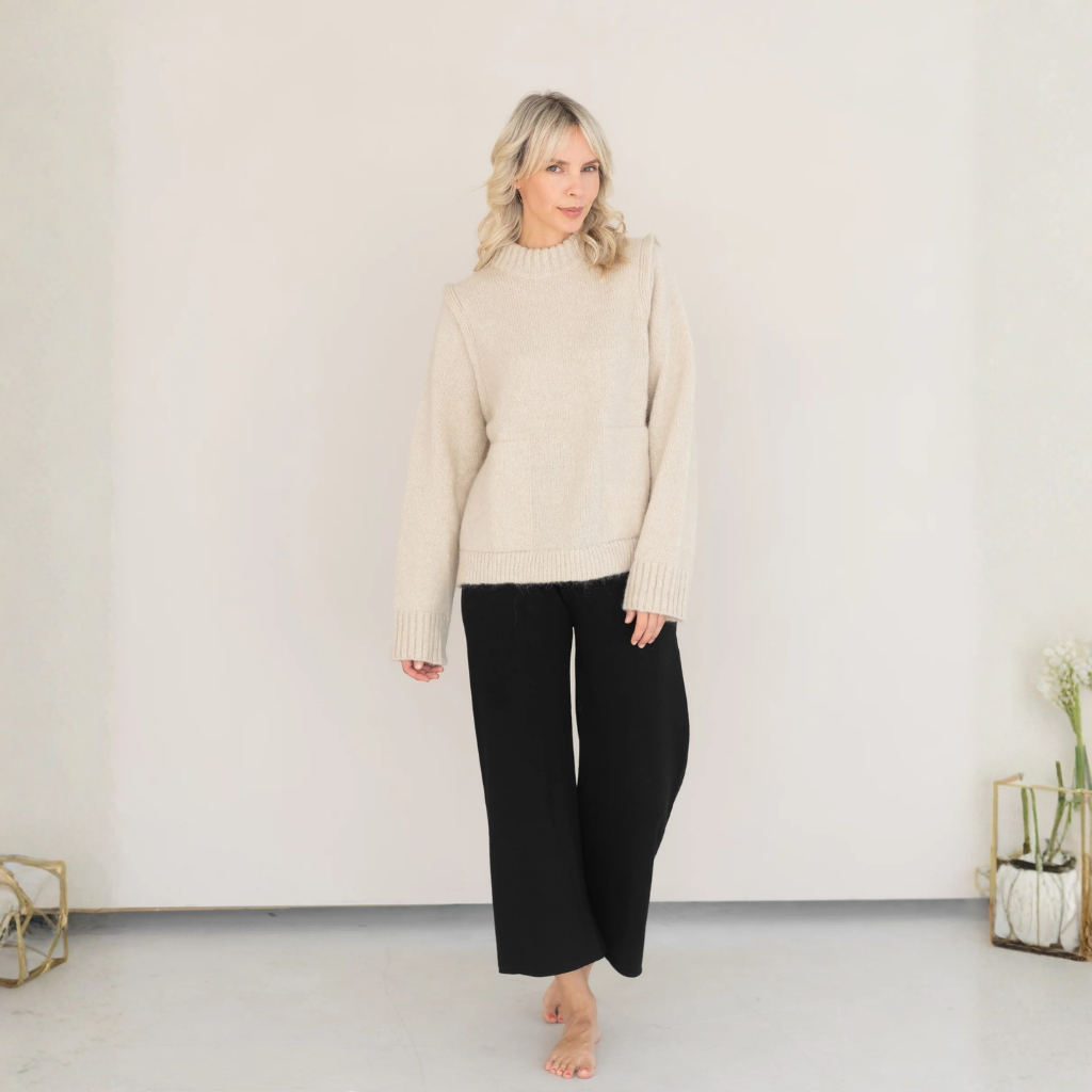 Strick-Culotte black