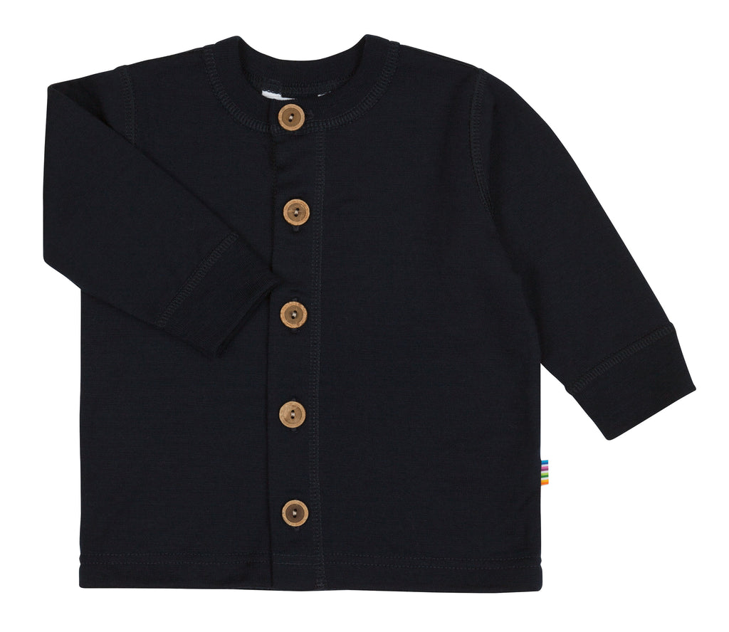 Cardigan aus Merinowolle marine