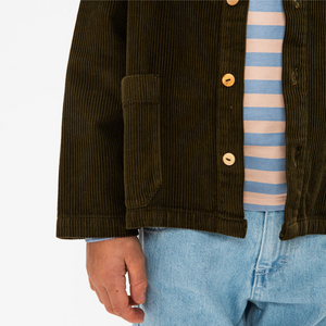 Boxy Corduroy Jacket moss