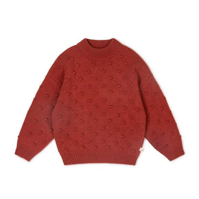 Pullover Juna oxide red