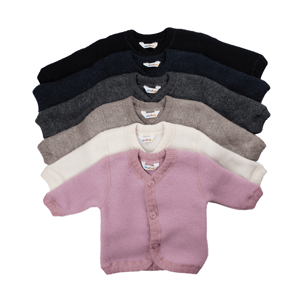 Cardigan aus Merinowollfleece
