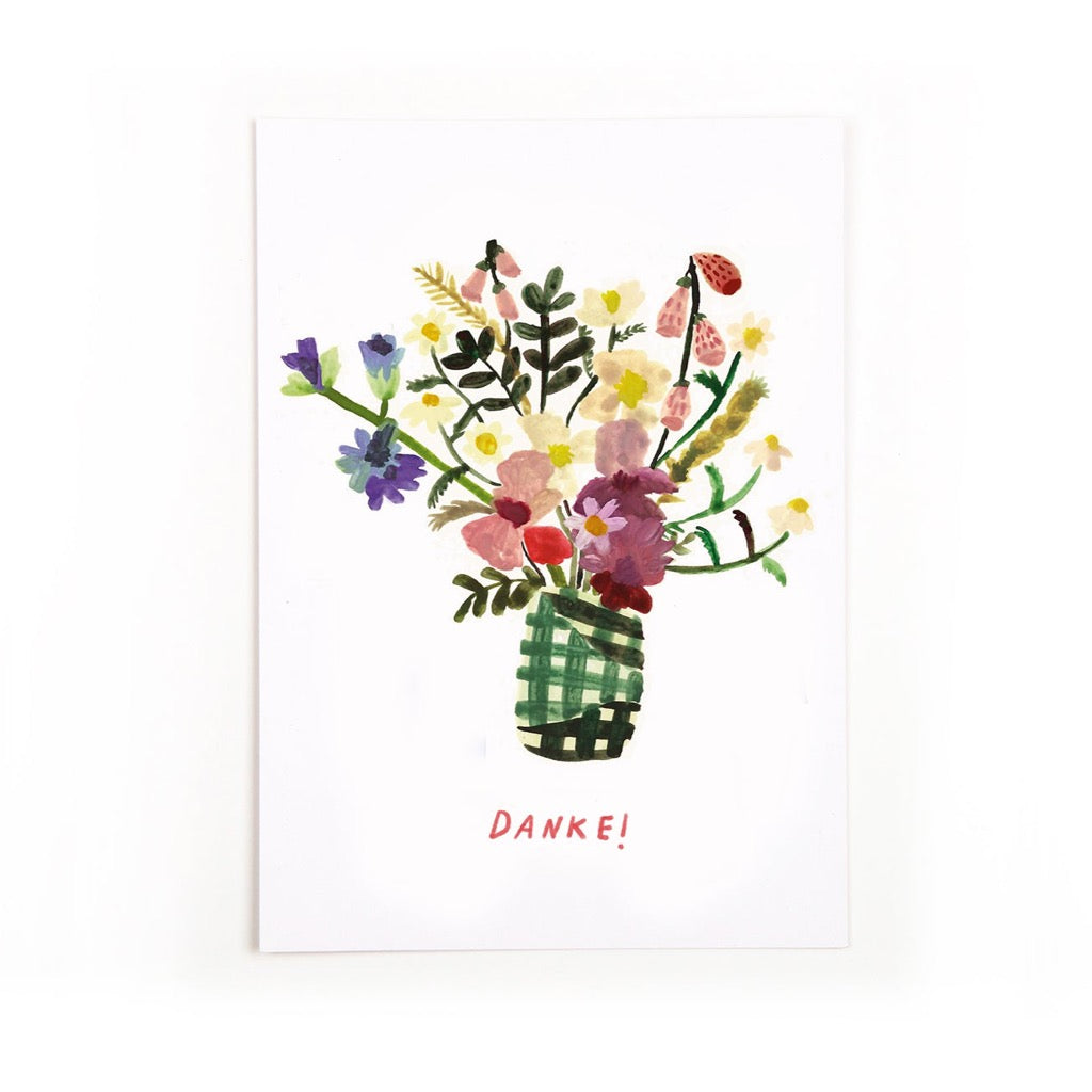 Postkarte Danke