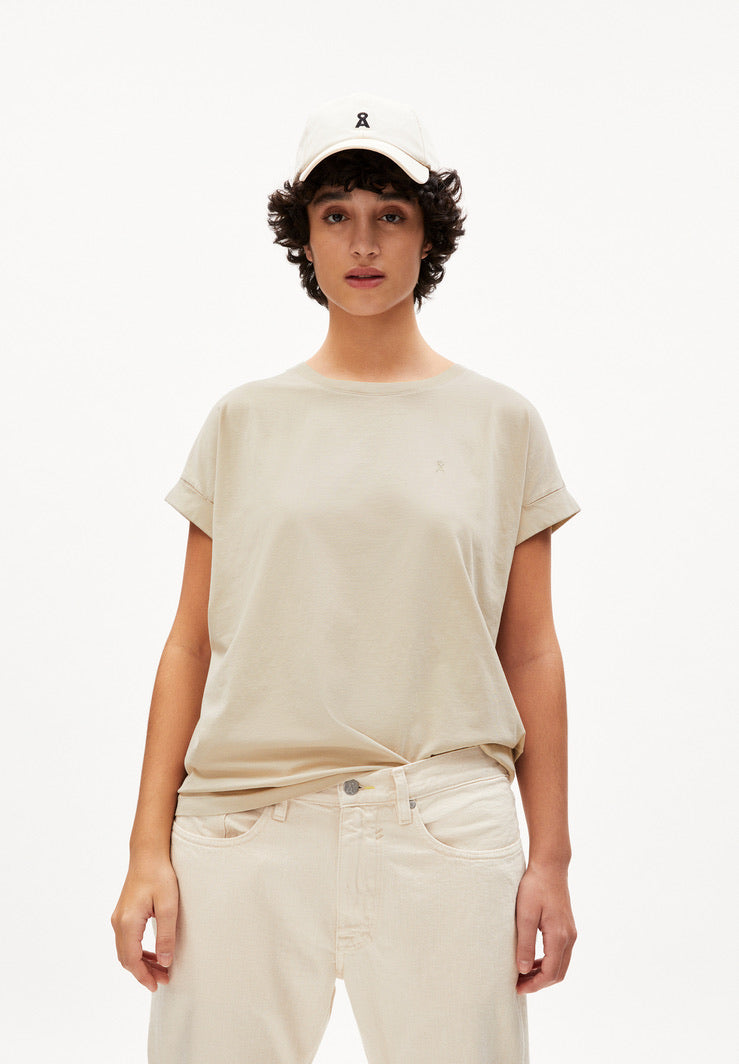 T-Shirt Idaara aus Bio-Baumwolle undyed