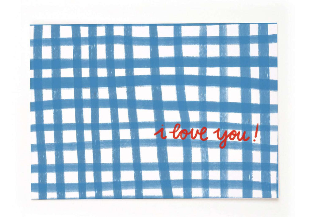 Postkarte I love you