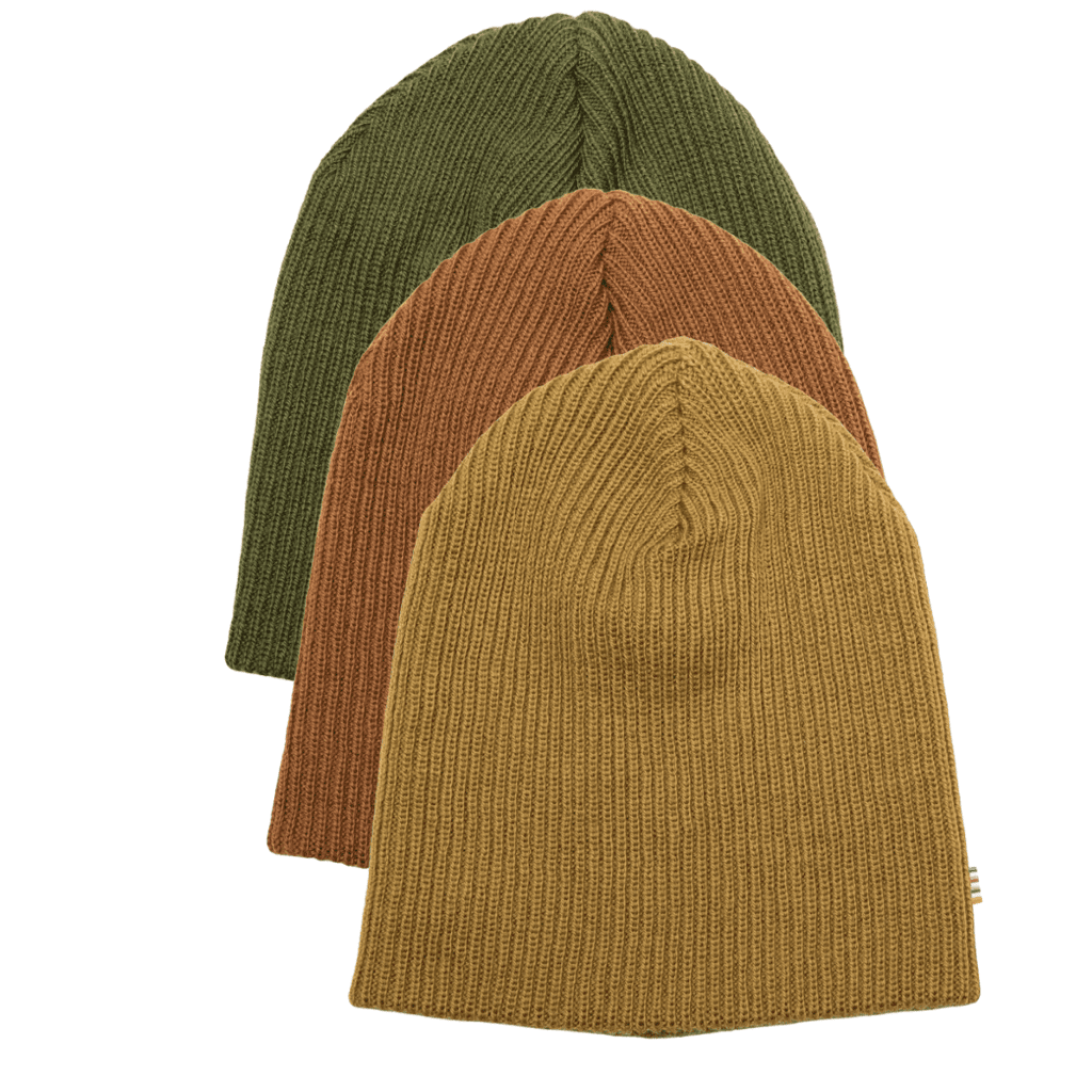 Beanie aus Merinowolle Grössen 41, 45, 50