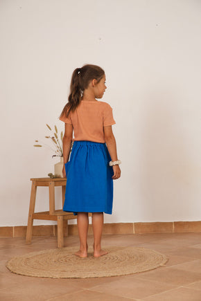 Pocket Skirt aus Leinen