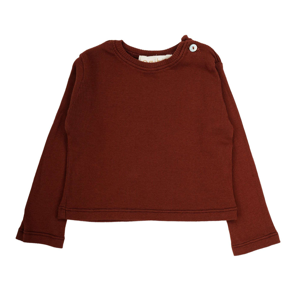 Shirt Rico aus Baumwolle auburn
