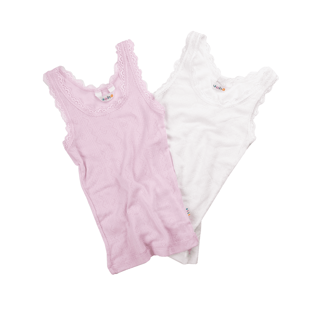 Unterhemd aus Wolle/Seide mit Spitze 90, 100, 140