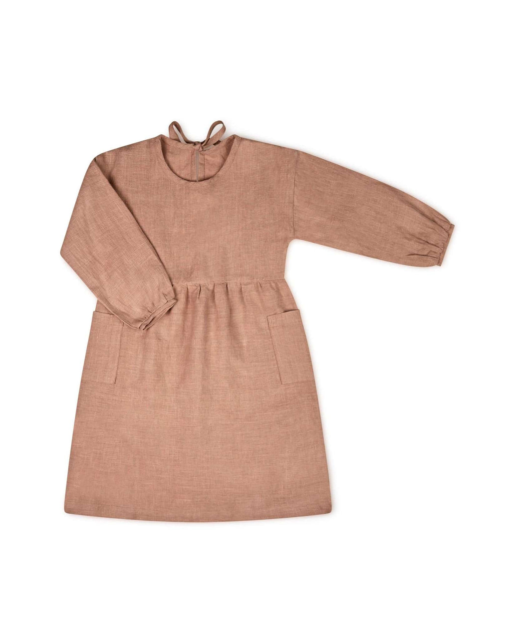 Natural Dress misty rose aus Leinen