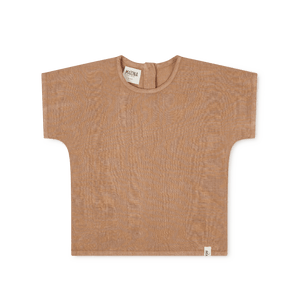 T-Shirt Arlo aus Leinen tan