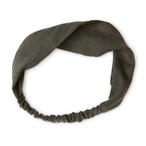 Haarband aus Leinen/Biobaumwolle-Flanell