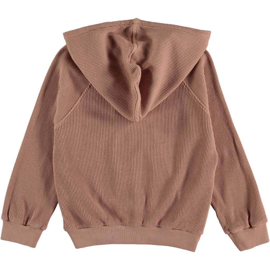 Kaputzenpullover Jeank terra cotta