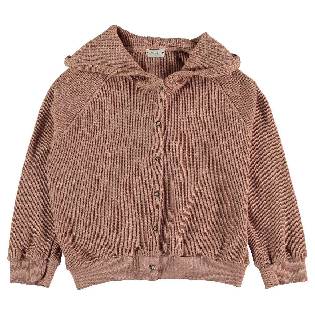 Kaputzenpullover Jeank terra cotta