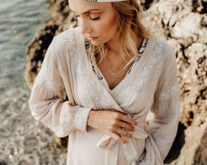 Schwangerschafts- & Stillbluse spring rose für Damen