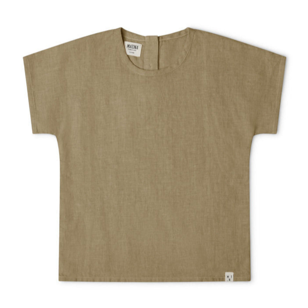 Easy T-Shirt aus Leinen willow